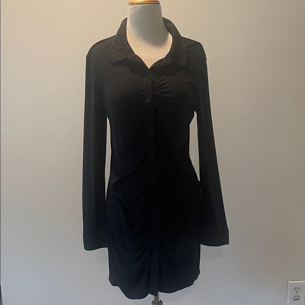 No Boundaries Black Long Sleeve Dress